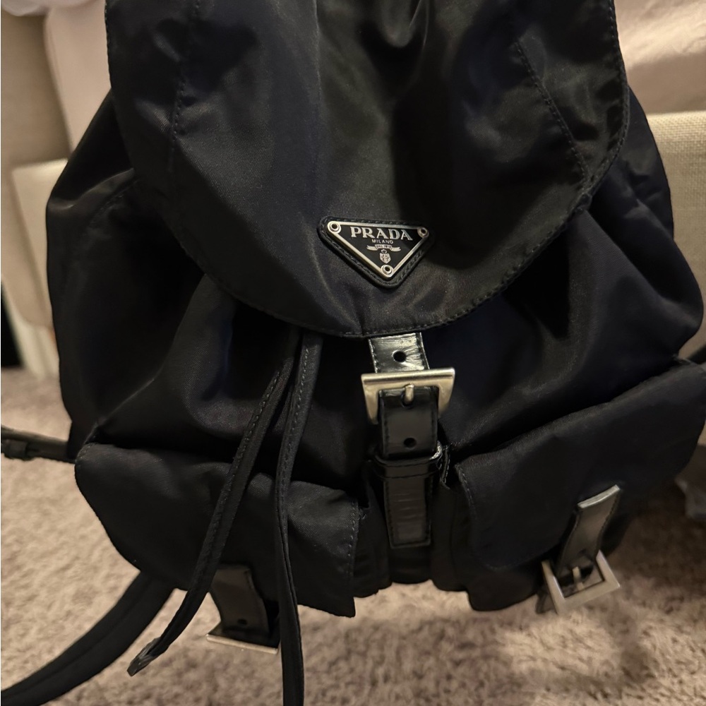 Prada Classic Black Backpack small